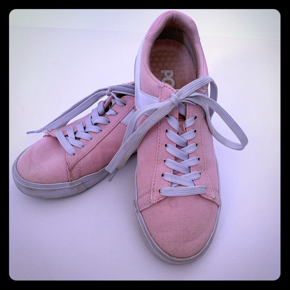 Pony Pink Canvas Shoes Women’s sz 6
